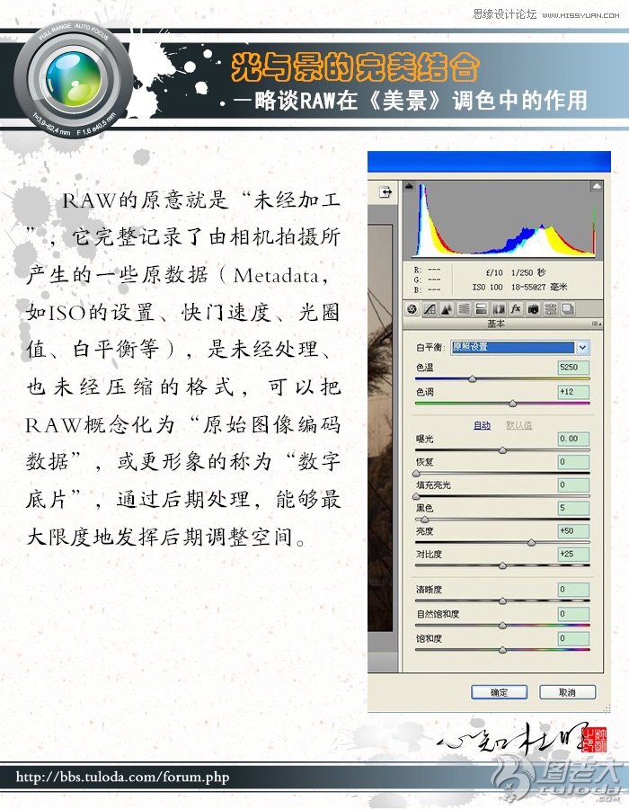 Photoshop对RAW格式风景照片后期调色实例
