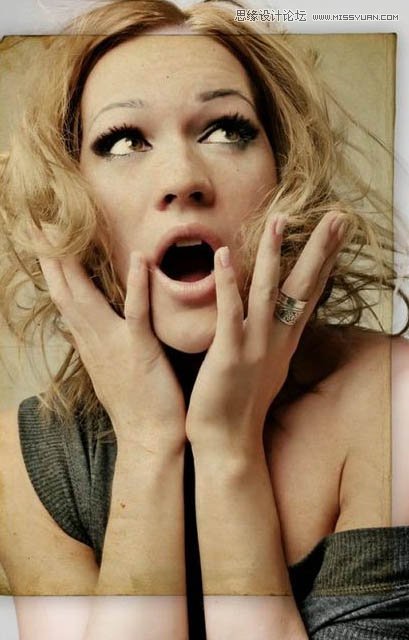 Photoshop与AI结合把人像处理成复古海报效果