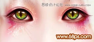 Photoshop给美女制作彩妆手绘教程