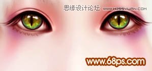 Photoshop给美女制作彩妆手绘教程