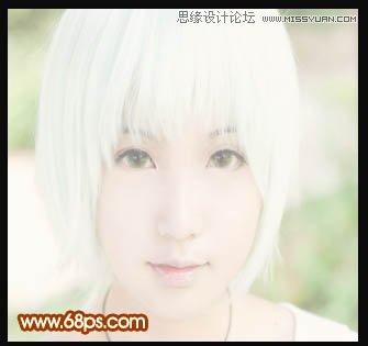 Photoshop给美女制作彩妆手绘教程