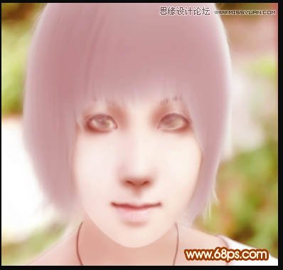 Photoshop给美女制作彩妆手绘教程