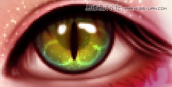 Photoshop给美女制作彩妆手绘教程