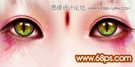 Photoshop给美女制作彩妆手绘教程