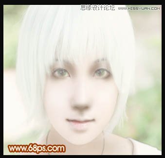 Photoshop给美女制作彩妆手绘教程