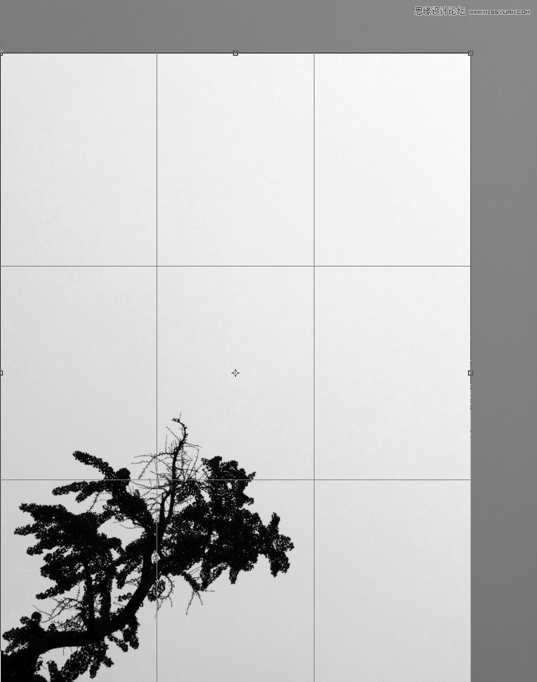 Photoshop制作中国风水墨画意画卷效果