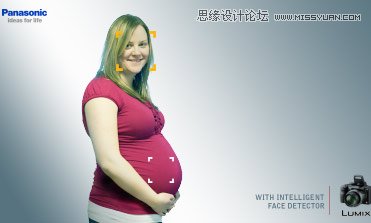 Photoshop制作松下数码相机广告教程