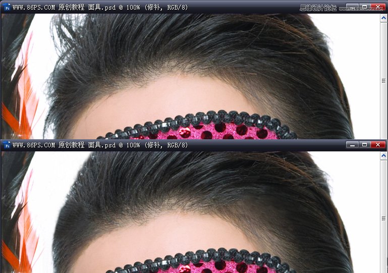 Photoshop给后期美女人像修图教程