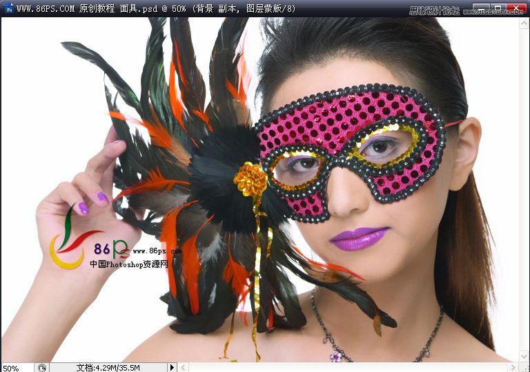 Photoshop给后期美女人像修图教程