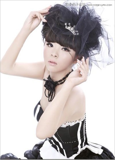 Photoshop调出美女人像质感肤色效果