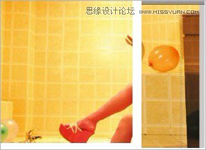 Photoshop调出室内暗黄色照片暖黄色调