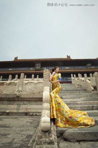 Photoshop给灰蒙蒙的天空添加蓝天效果