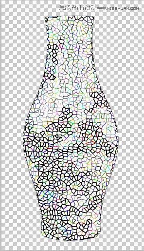 Photoshop简单制作打碎后重新粘贴的花瓶