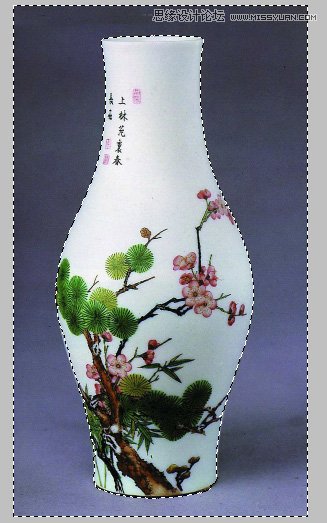 Photoshop简单制作打碎后重新粘贴的花瓶