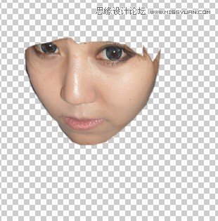 Photoshop给可爱女孩变成小丑