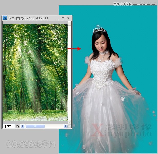 Photoshop合成梦幻的蝴蝶仙子效果