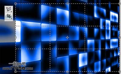 Photoshop制作马赛克电视背景墙效果