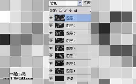 Photoshop制作马赛克电视背景墙效果