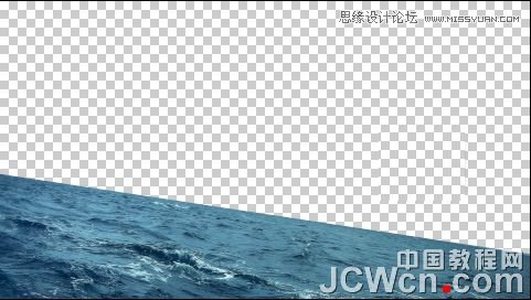 Photoshop合成雷雨交加的海面西方龙对船喷火画面