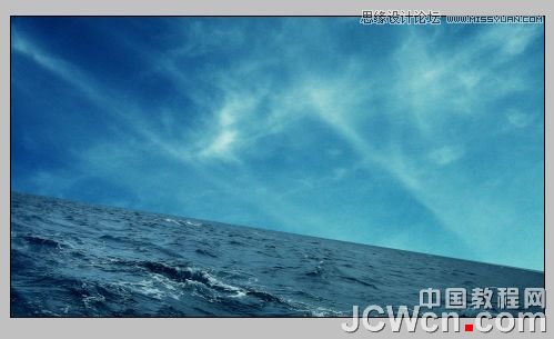 Photoshop合成雷雨交加的海面西方龙对船喷火画面