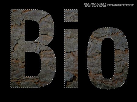 Photoshop创建清新的绿叶文字教程