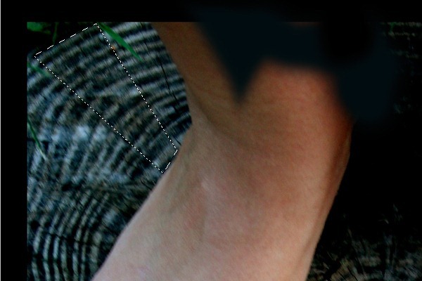 Photoshop合成长在脚上的神奇鞋子