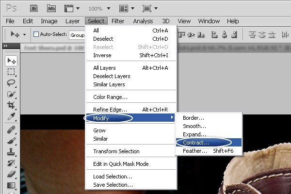 Photoshop合成长在脚上的神奇鞋子