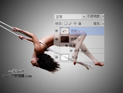 Photoshop合成美女性感壁纸教程