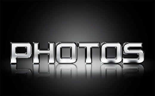 Photoshop制作质感白绣刚金属字