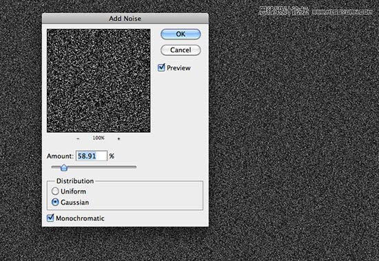 Photoshop给人物照片加上个性的雨丝