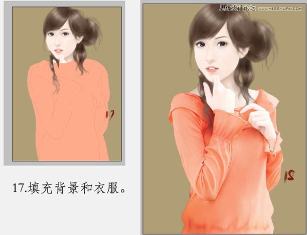 Photoshop集合Painter制作漂亮的转手绘效果