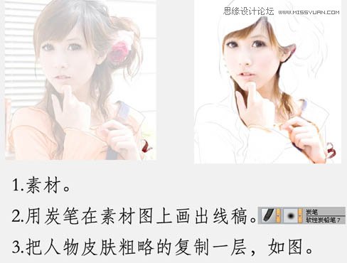 Photoshop集合Painter制作漂亮的转手绘效果