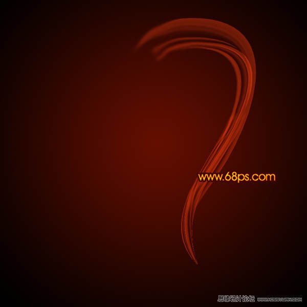 Photoshop打造漂亮的情人节火焰心形