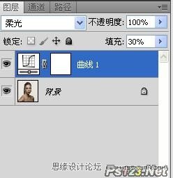 PhotoshopCS5快速给偏暗的人物磨皮