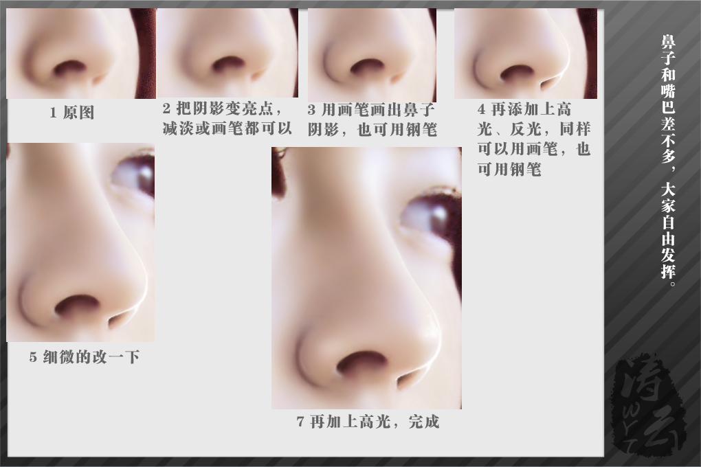 Photoshop把手机大头像转手绘效果
