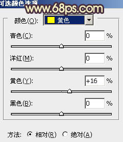 Photoshop调出日系MM漂亮的淡黄色调