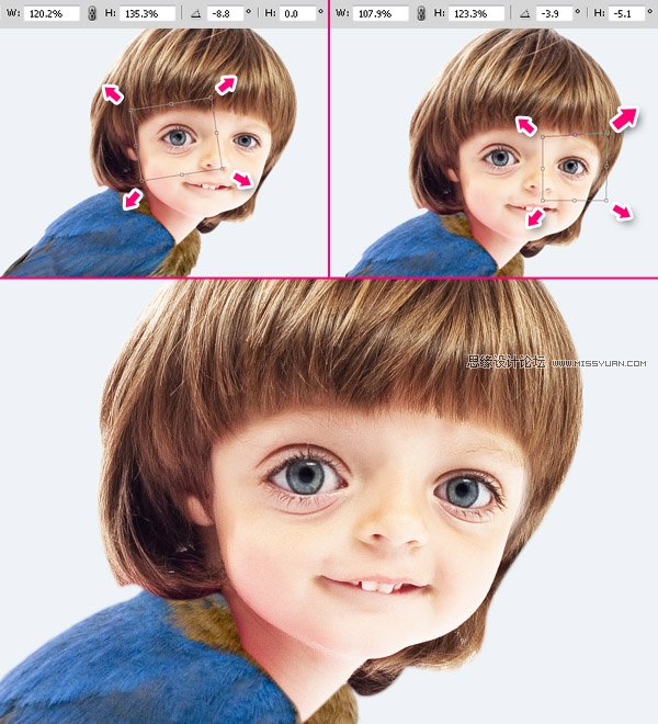 Photoshop合成教程:梦幻的小鸟女孩画像