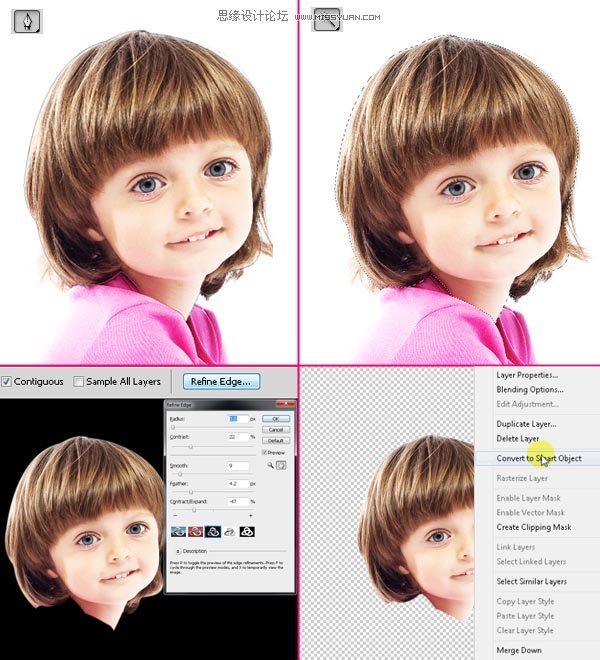 Photoshop合成教程：梦幻的小鸟女孩画像