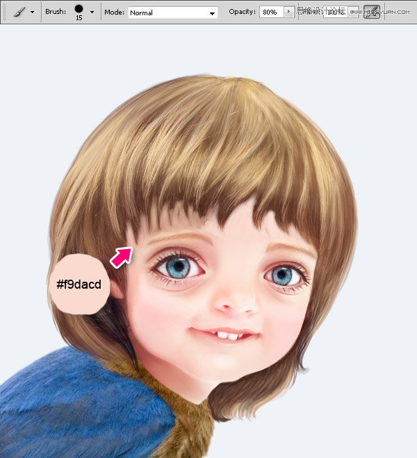 Photoshop合成教程:梦幻的小鸟女孩画像