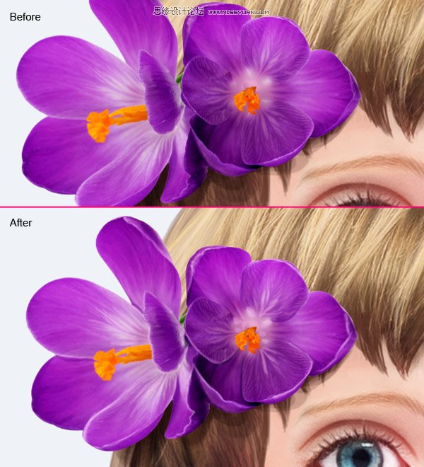 Photoshop合成教程:梦幻的小鸟女孩画像